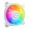COOLER MASTER MasterFan MF120 Halo 2 ARGB White PWM Cabinet Fan ( Single Pack ) – TechCure India
