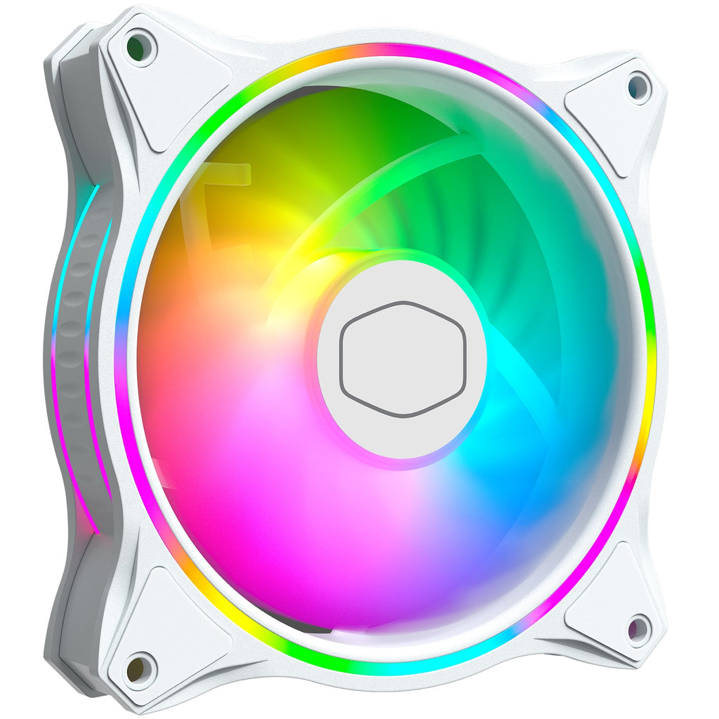 Cooler Master MasterFan MF120 Halo White Edition ARGB Cabinet Fan (Triple Pack) MFL-B2DW-183PA-R1 – TechCure India