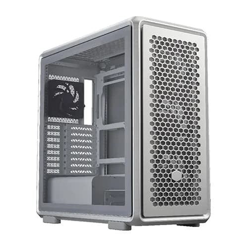 Cooler Master MasterFrame 600 Silver ARGB E-ATX Mid-Tower Cabinet With High Airflow Support, Addressable RGB Lighting, Modular Open-Frame Inspired Design And Up To 420mm Radiator Support – TechCure India