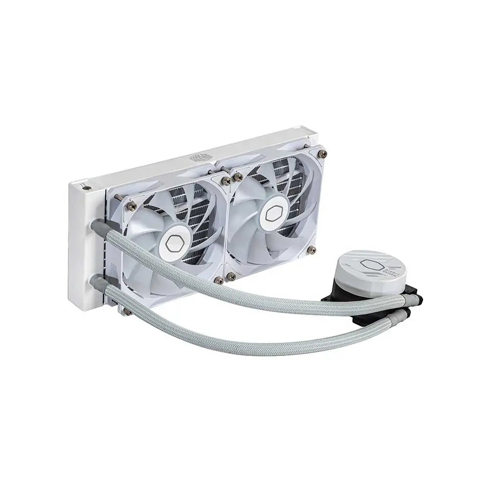 Cooler Master MasterLiquid 240L Core Argb 240mm Cpu Liquid Cooler (White) (MLW-D24M-A18PZ-RW) – TechCure India