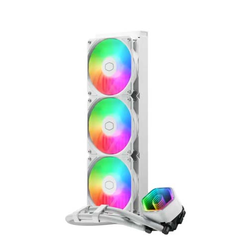 Cooler Master MasterLiquid 360 Core II White ARGB Liquid CPU Cooler MLW-D36M-A18PA-RW – TechCure India