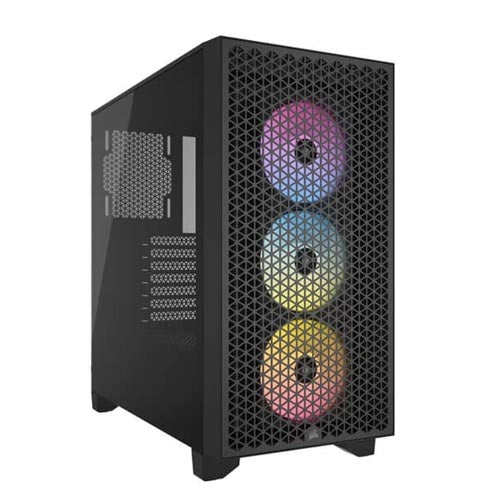 Corsair 3000D RGB Airflow Mid-Tower (ATX) Cabinet (Black) CC-9011255-WW – TechCure India