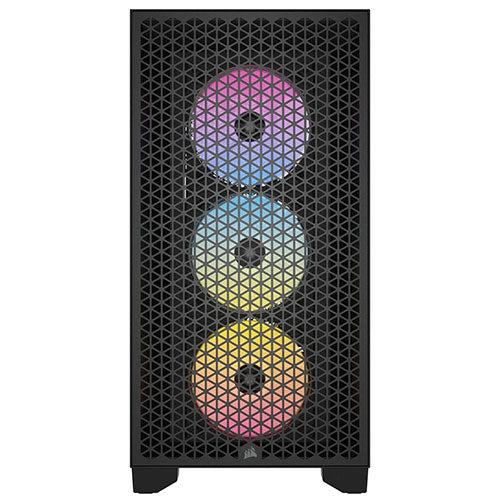 Corsair 3000D RGB Airflow Mid-Tower (ATX) Cabinet (Black) CC-9011255-WW – TechCure India