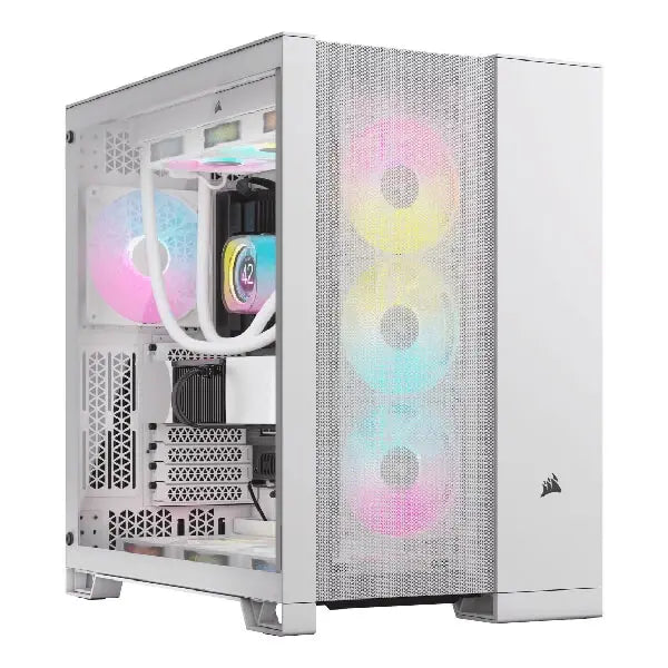 Corsair 6500D Airflow E-Atx Mid Tower Cabinet (White) (CC-9011260-WW) – TechCure India