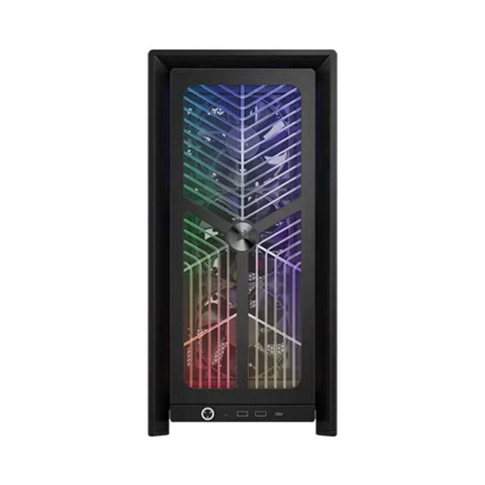 CORSAIR Frame 4000X RS ARGB EATX Mid Tower Cabinet ( Black ) – TechCure India
