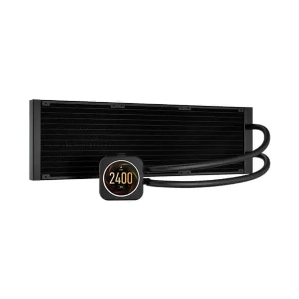 CORSAIR iCUE H170i Elite 420mm CPU Liquid Cooler (With LCD Display) (Black) - 3