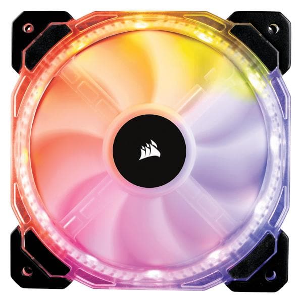 CORSAIR ICUE 120mm RGB Cabinet Fan with Controller (Black) (Triple Pack) - 2