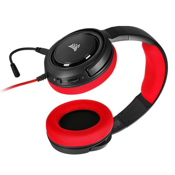 Corsair HS35 Stereo (Red) – TechCure India