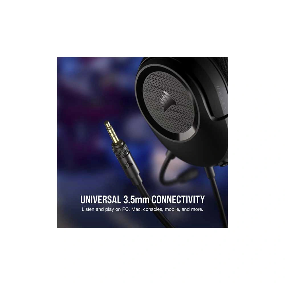 Corsair HS35 v2 Multiplatform Gaming Headset — Carbon – TechCure India