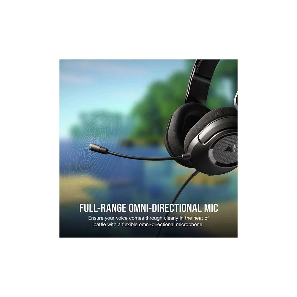 Corsair HS35 v2 Multiplatform Gaming Headset — Carbon – TechCure India