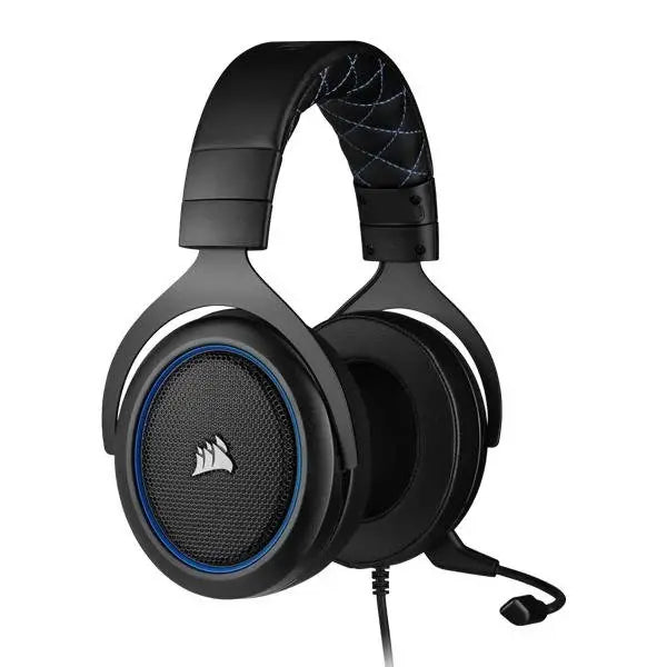 Corsair Hs50 Pro Stereo Over Ear Gaming Headset With Mic (Blue) (Ca-9011217-Ap) – TechCure India