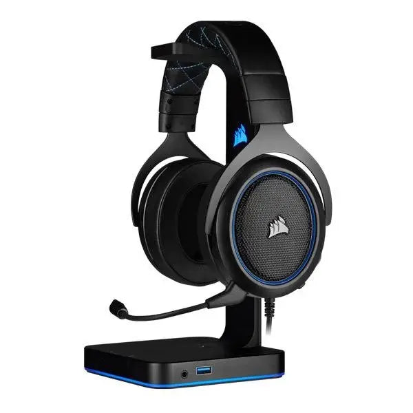 Corsair Hs50 Pro Stereo Over Ear Gaming Headset With Mic (Blue) (Ca-9011217-Ap) – TechCure India