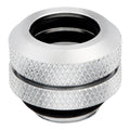Corsair Hydro X Series XF Hardline 12mm OD Fitting Four Pack (Chrome) – TechCure India