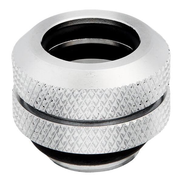 Corsair Hydro X Series XF Hardline 12mm OD Fitting Four Pack (Chrome) – TechCure India