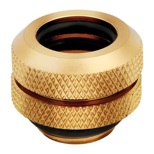 Corsair Hydro X Series XF Hardline 12mm OD Fitting Four Pack (Gold) – TechCure India