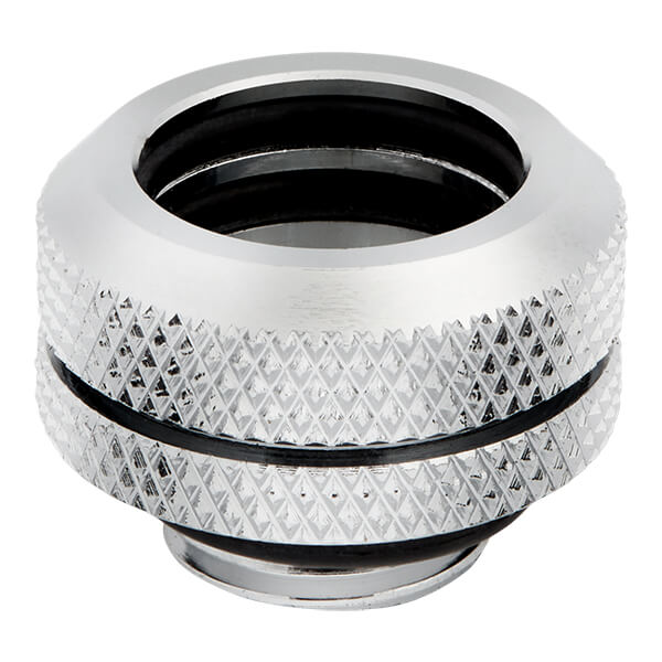 Corsair Hydro X Series XF Hardline 14mm OD Fitting Four Pack (Chrome) – TechCure India