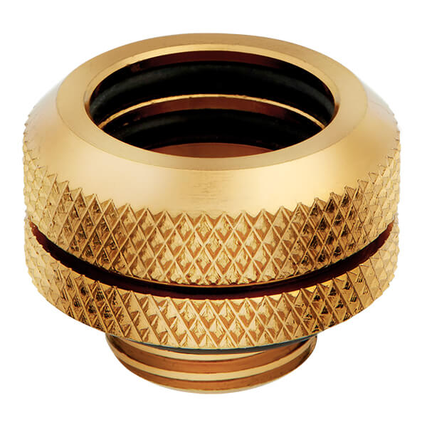 Corsair Hydro X Series XF Hardline 14mm OD Fitting Four Pack (Gold) – TechCure India