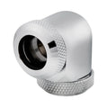 Corsair Hydro X Series XF Hardline 90° 12mm OD Fitting Twin Pack (Chrome) – TechCure India