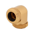 Corsair Hydro X Series XF Hardline 90° 12mm OD Fitting Twin Pack (Gold) – TechCure India