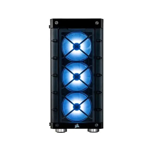 Corsair Icue 465X Rgb Atx Mid Tower Cabinet (Black) With Sp120 Rgb Fans (Cc-9011188-Aba) – TechCure India