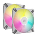 Corsair ICUE AF120 RGB SLIM 120mm Cabinet Fan – White Twin Pack( CO-9050165-WW) – TechCure India