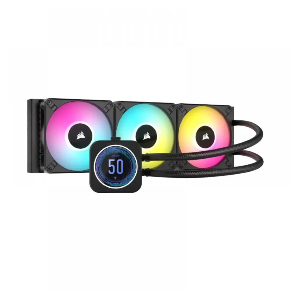 Corsair Icue H150i Elite Lcd Xt Display Liquid Cpu Cooler (Black) (CW-9060075-WW) – TechCure India