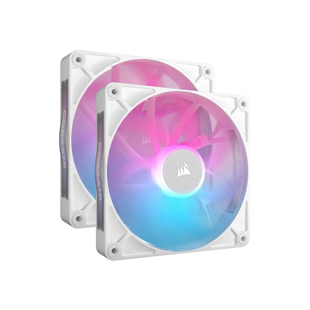 Corsair icue Link Rx140 Rgb 140mm Pwm Fan Twin Starter Kit White (CO-9051024-WW) – TechCure India
