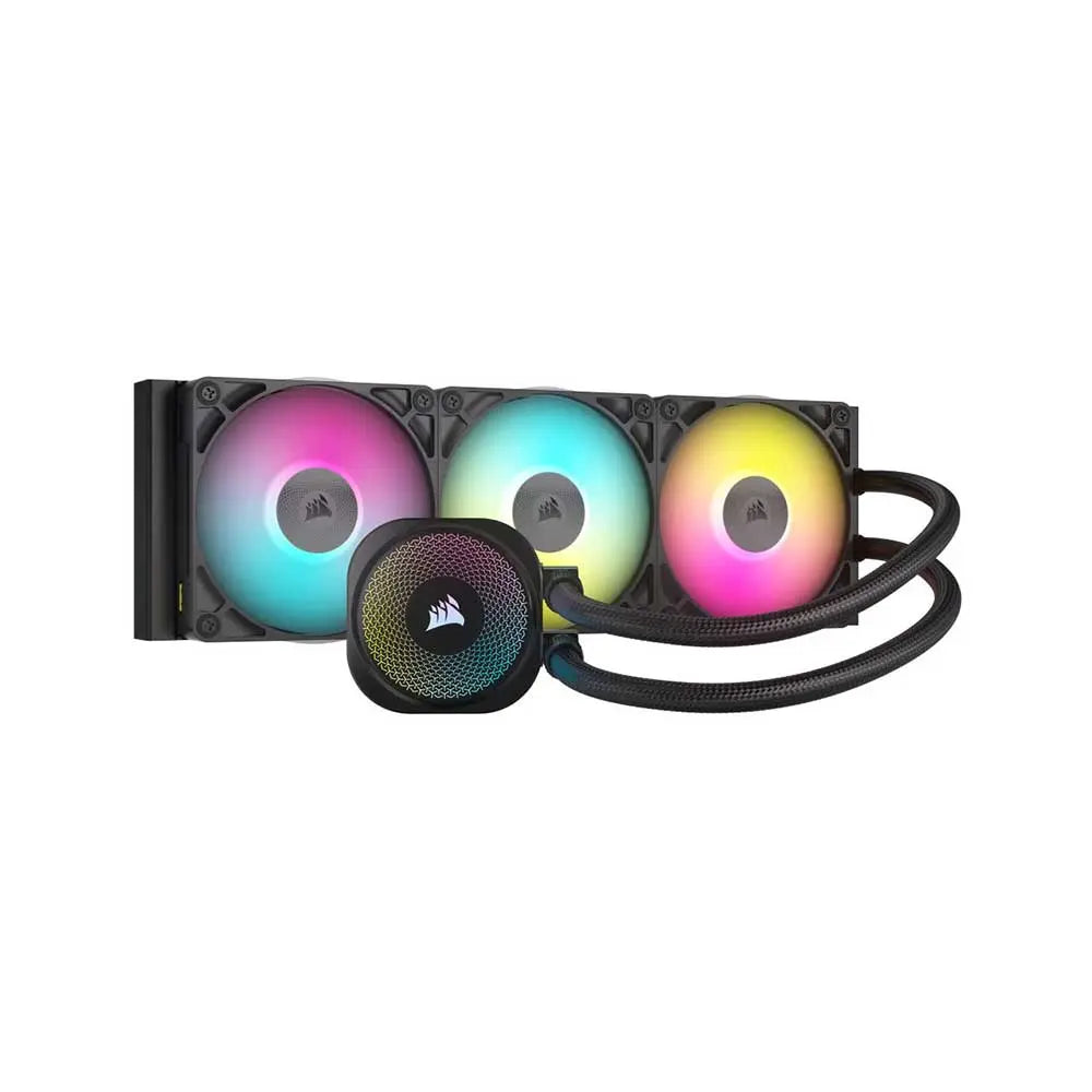 Corsair iCUE Link Titan 360 RX RGB AIO Liquid CPU Cooler Black (CW-9061018-WW) – TechCure India
