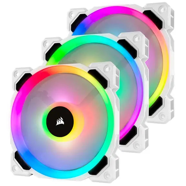 Corsair Icue LL120 Rgb Cabinet Fan White (Triple-Pack) (CO-9050092-WW) – TechCure India