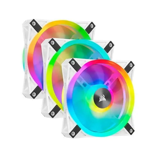 Corsair Icue Ql120 Rgb White Cabinet Fan (Triple-Pack) (Co-9050104-Ww) – TechCure India