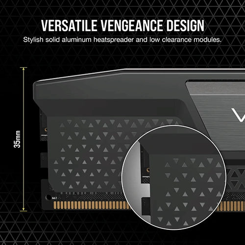 Corsair Vengeance 32GB 6000MHz CL40 DDR5 RAM (CMK32GX5M1D6000Z40) – TechCure India