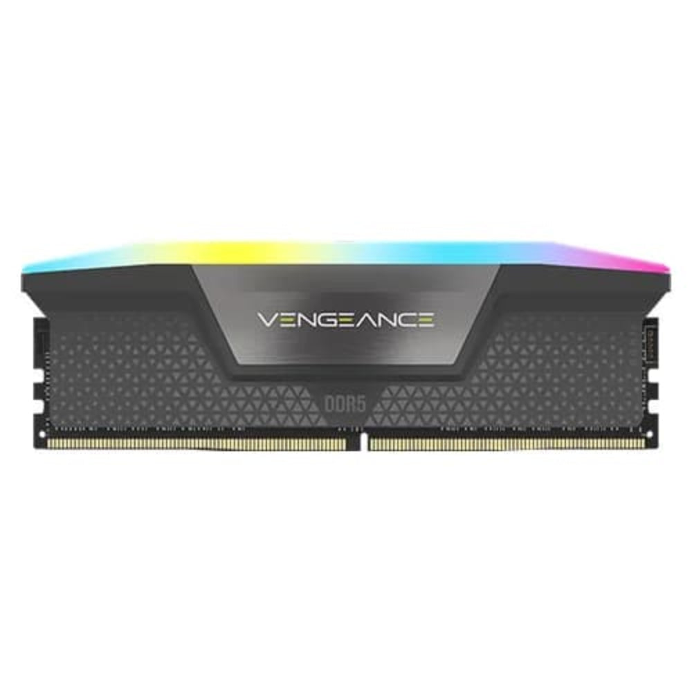 CORSAIR Vengeance RGB 32GB ( 32GBx1 ) 5200MHz DDR5 RAM (Black) ( CL40 ) – TechCure India