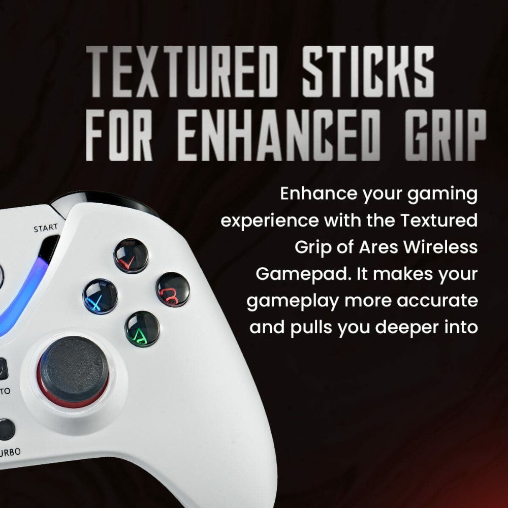 COSMIC BYTE Ares Wireless Console (White) – photo 7 – TechCure India