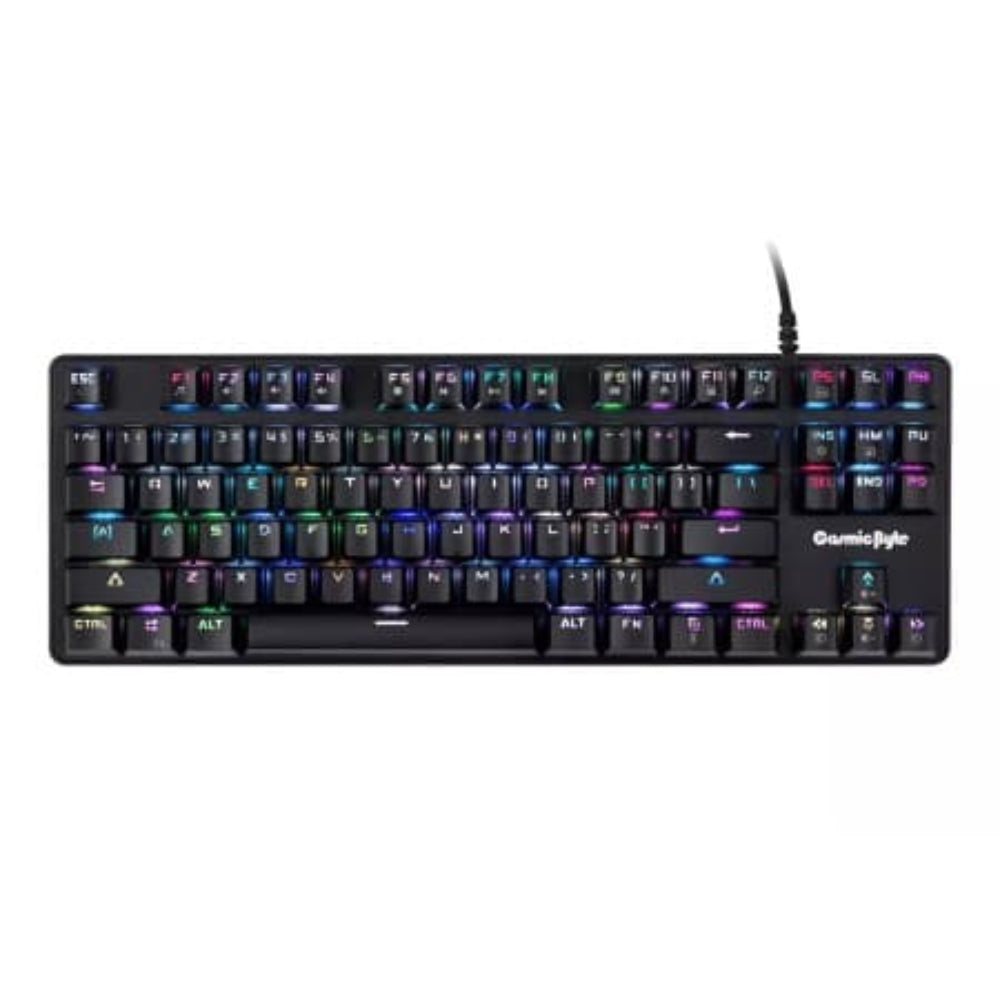 COSMIC BYTE CB-GK-18 Firefly Tenkeyless Mechanical Wired Gaming Keyboard ( Black ) ( Red Switch ) – Model TCBP03328 – TechCure India