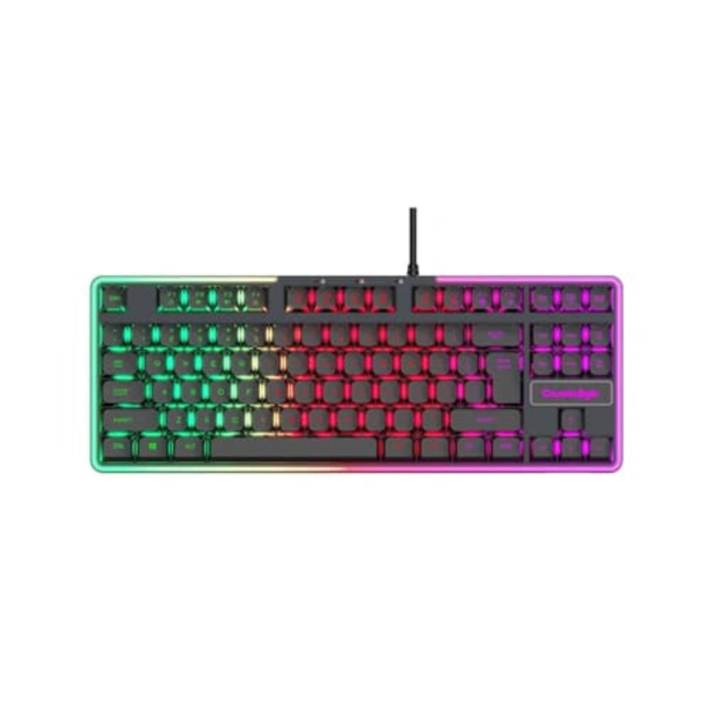 COSMIC BYTE CB-GK-20 Styx Tenkeyless RGB Wired Membrane Gaming Keyboard ( Black ) ( Membrane Switch ) – Model TCBP03382 – TechCure India