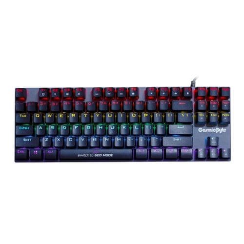 COSMIC BYTE CB-GK-26 Pandora Tenkeyless Mechanical Wired Gaming Keyboard ( Black ) ( Red Switch ) – Model TCBP03373 – TechCure India