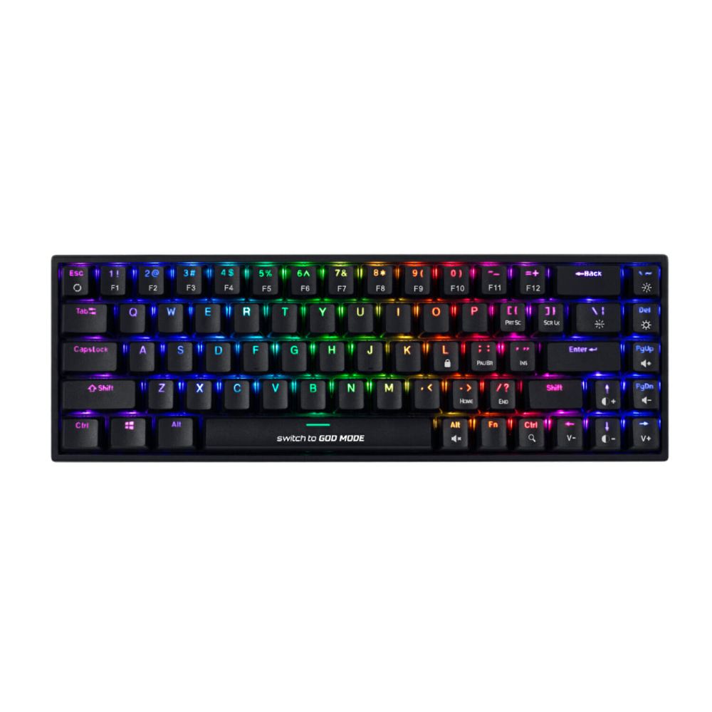 COSMIC BYTE CB-GK-40 Artemis 68 Keys RGB Wireless Mechanical Gaming Keyboard ( Blue Switch ) ( Black ) – TechCure India