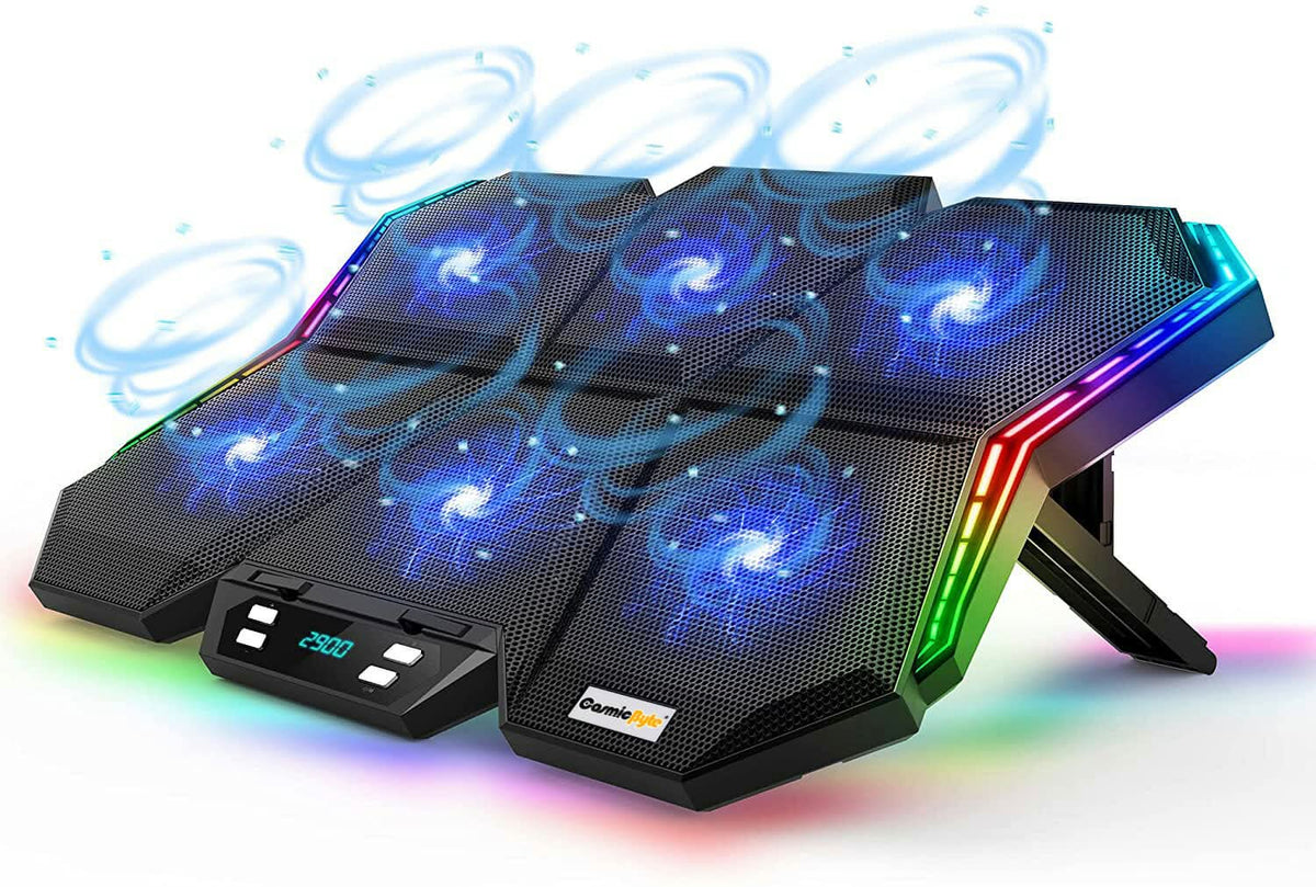 COSMIC BYTE METEOROID RGB COOLING PAD BLACK/BLUE – TechCure India