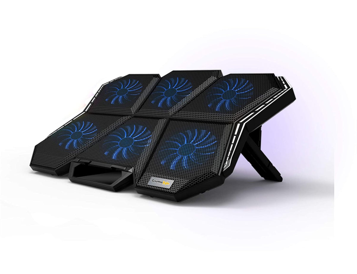 COSMIC BYTE METEOROID RGB COOLING PAD BLACK/BLUE – TechCure India