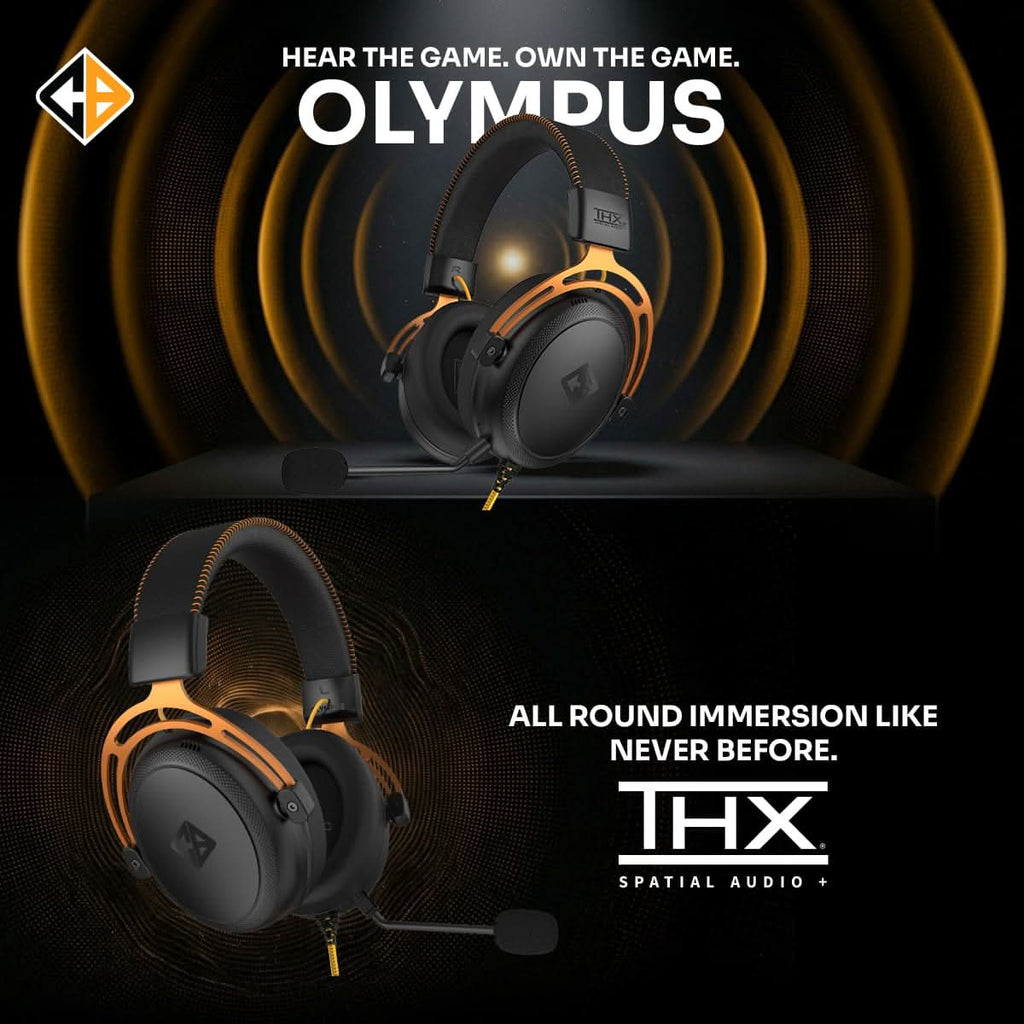 Cosmic Byte Olympus 7.1.4 Surround Wired Gaming Headset Black – TechCure India