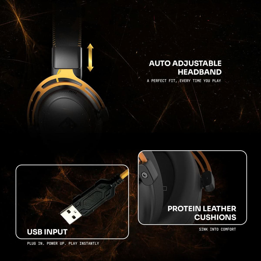Cosmic Byte Olympus 7.1.4 Surround Wired Gaming Headset Black – TechCure India