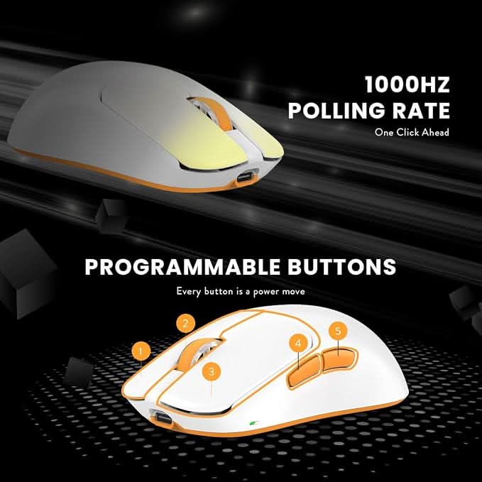 Cosmic Byte Velox 39g Ultra-Light Tri-Mode Gaming Mouse White – TechCure India
