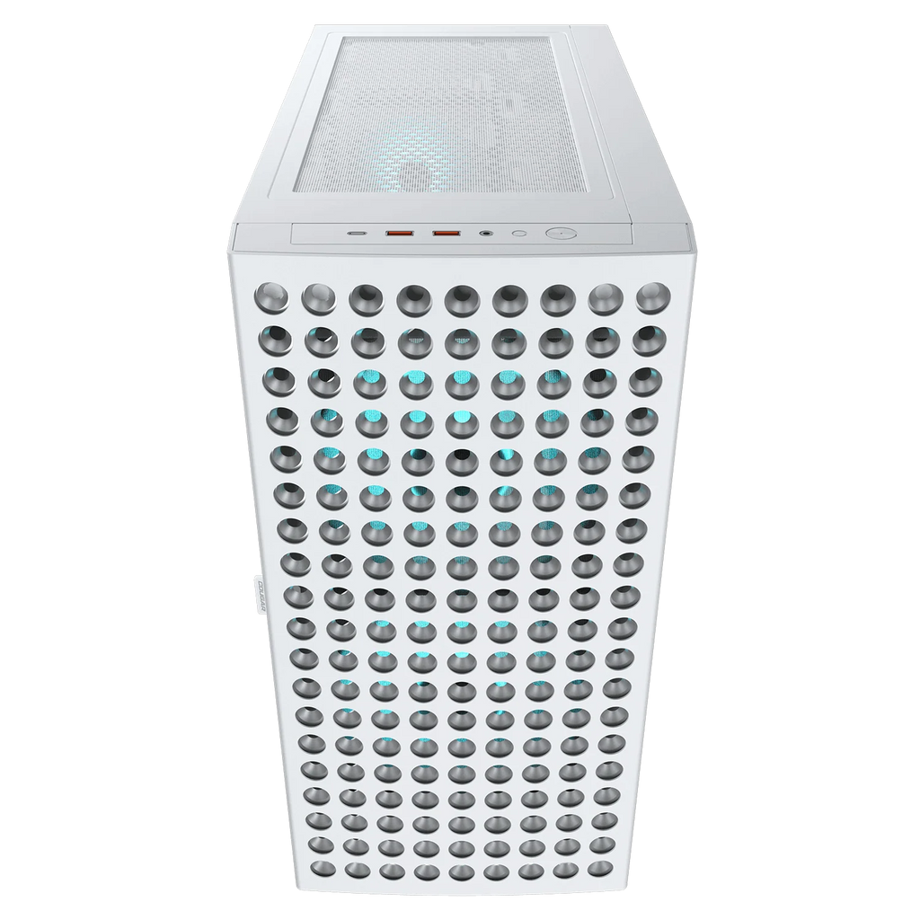 Cougar AIRFACE ECO RGB White Mid Tower Cabinet (CGR-5YA2W-RGB) – TechCure India