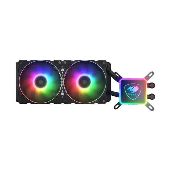 COUGAR AQUA 240 ARGB 240mm CPU Liquid Cooler (Black) - 2