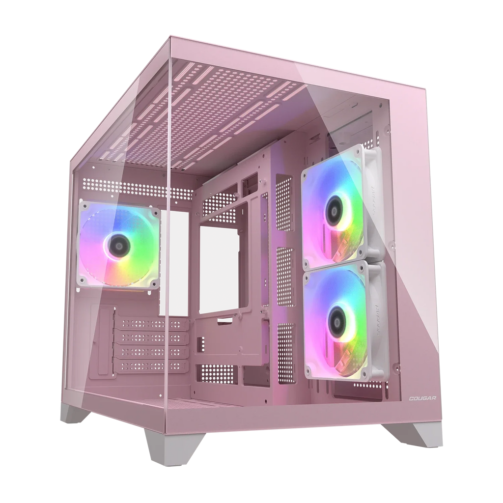 Cougar FV150 mini RGB Pink Mini Tower Cabinet (CGR-2QA6P-RGB) – TechCure India