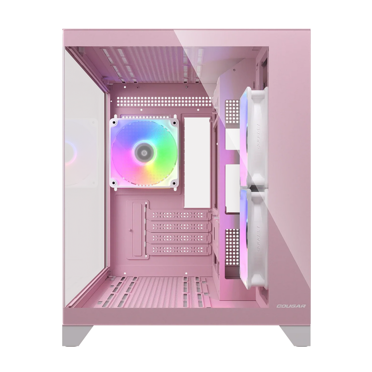 Cougar FV150 mini RGB Pink Mini Tower Cabinet (CGR-2QA6P-RGB) – TechCure India