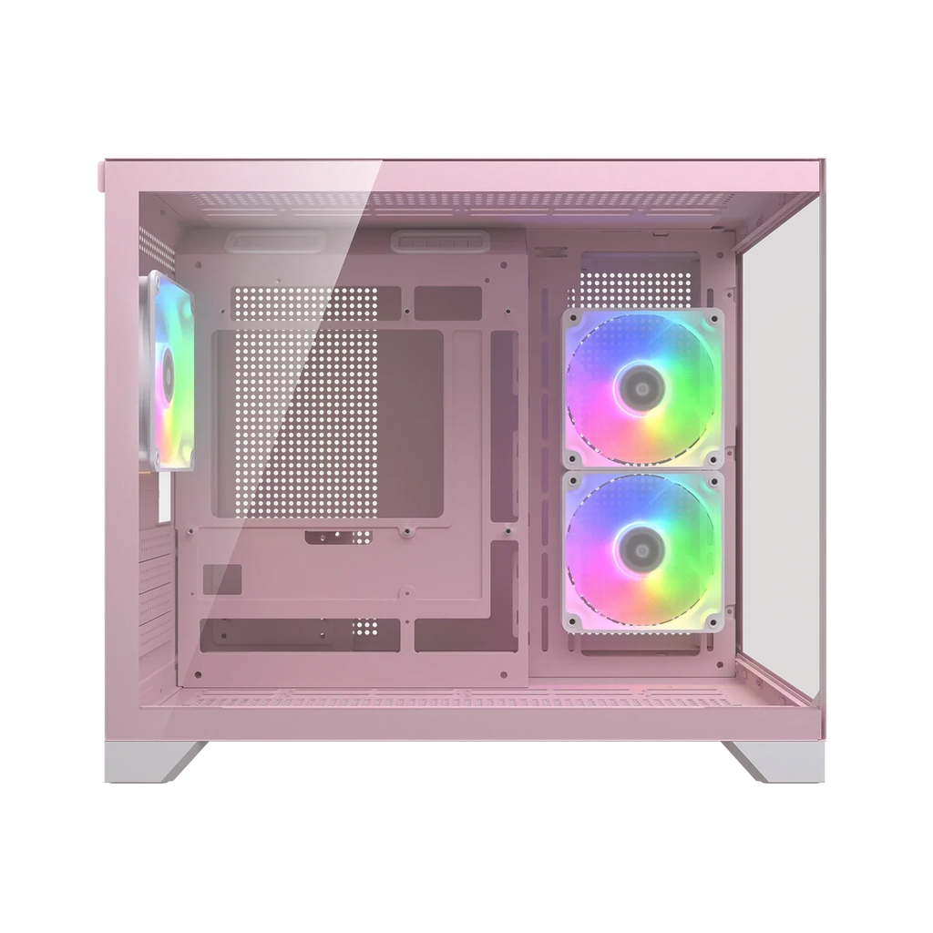 Cougar FV150 mini RGB Pink Mini Tower Cabinet (CGR-2QA6P-RGB) – TechCure India