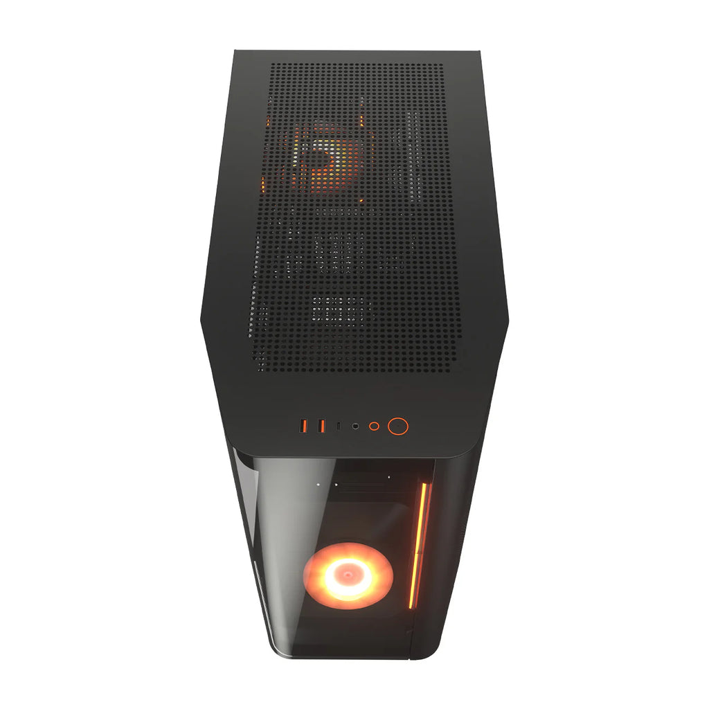 Cougar FV270 RGB Black Mid Tower Cabinet (CGR-58M6B-RGB) – TechCure India
