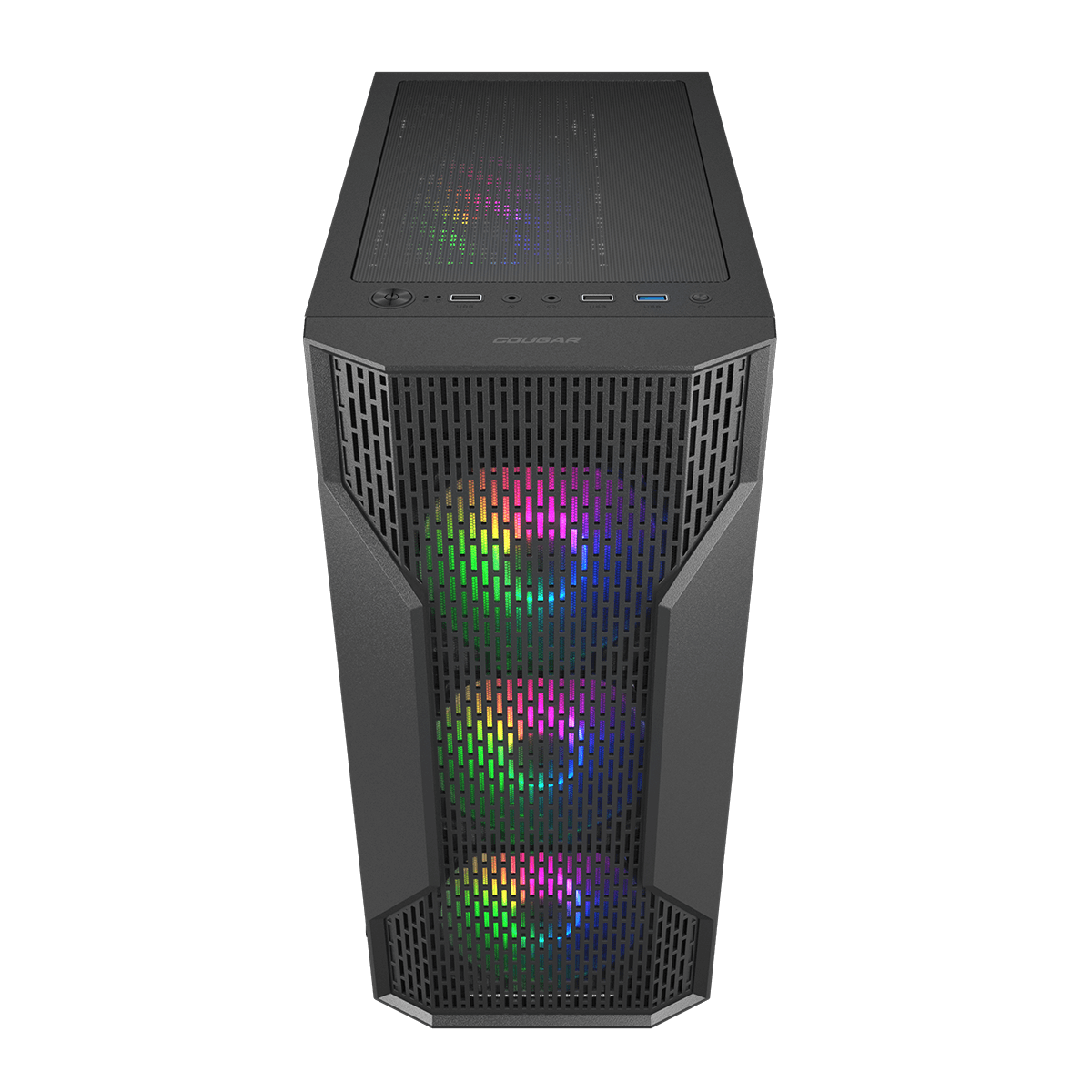 Cougar MX110 RGB Mid Tower Cabinet CGR-2BD2B-RGB – photo 4 – TechCure India
