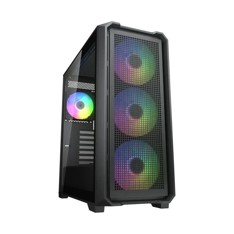 COUGAR MX600 Air Black ATX Mid Tower Cabinet (CGR-25C9B-RGB) – TechCure India